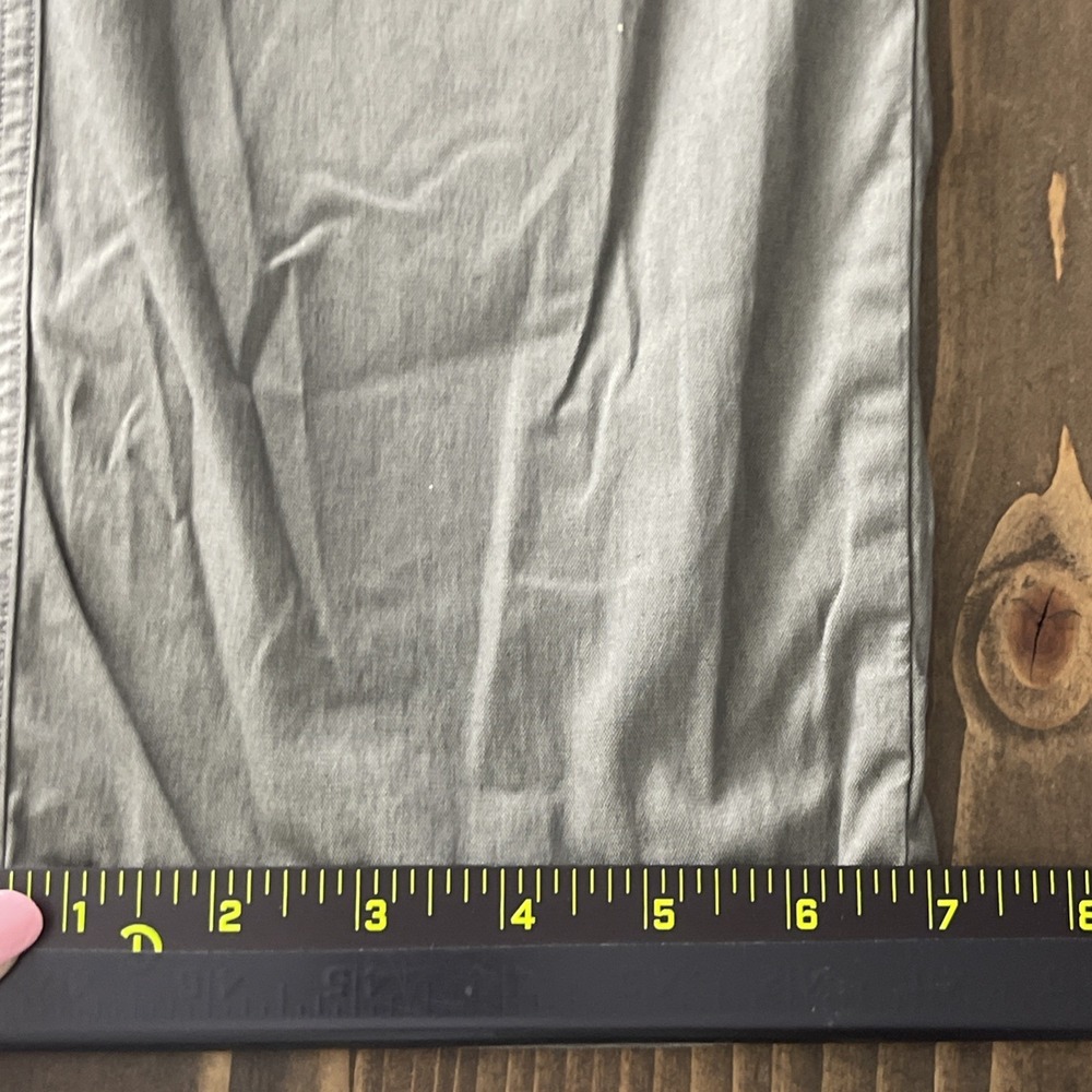 Lululemon ABC Classic Pants Mens Size 33 Army Green Warpstreme 5 Pocket Casual - Picture 11 of 11